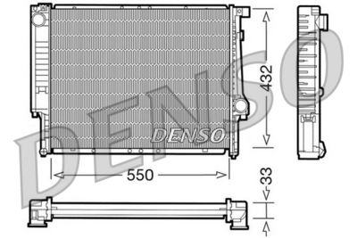 RADIATOR RACIRE MOTOR DENSO DRM05041