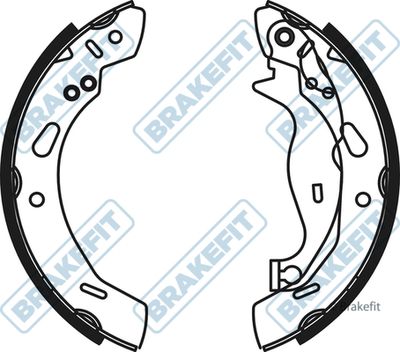 APEC Brake Shoe Set BSH1074
