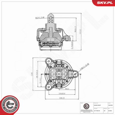 SUPORT MOTOR ESEN SKV 75SKV326 4