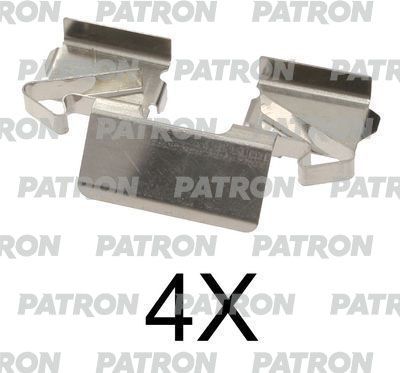 Комплектующие, колодки дискового тормоза PATRON PSRK1137 для MITSUBISHI LANCER