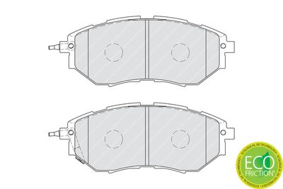 Brake Pad Set, disc brake FDB1984