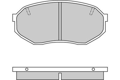 Комплект тормозных колодок, дисковый тормоз E.T.F. 12-0421 для MITSUBISHI STARION