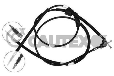 Тросик, cтояночный тормоз CAUTEX 489099 для OPEL MERIVA