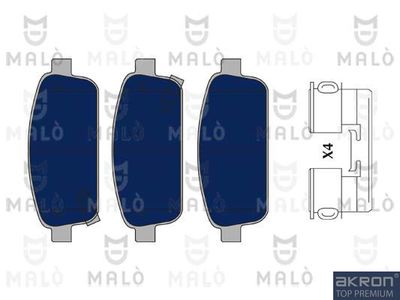 AKRON-MALÒ 1050145 Тормозные колодки и сигнализаторы  для OPEL CASCADA (Опель Каскада)