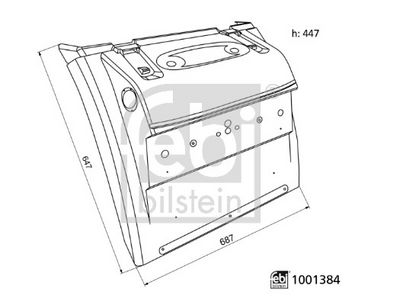 Skærm FEBI BILSTEIN 1001384