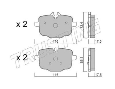 SET PLACUTE FRANA FRANA DISC TRUSTING 9390