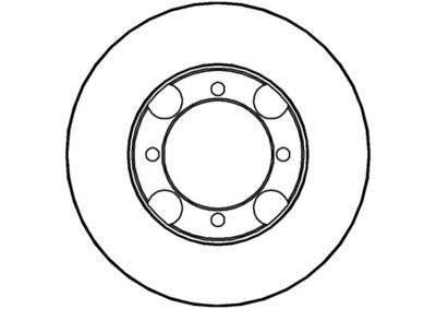 NATIONAL NBD589 Тормозные диски для HYUNDAI LANTRA I (J-1) 1.5 i.e.
