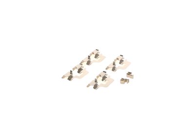 ZUBEHöRSATZ SCHEIBENBREMSBELAG BOSCH 1987474316 25