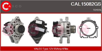 GENERATOR / ALTERNATOR CASCO CAL15082GS