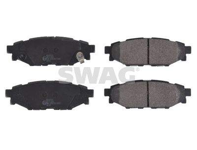 комплект спирачно феродо, дискови спирачки SWAG