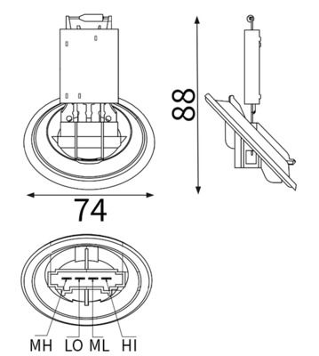 WIDERSTAND INNENRAUMGEBLäSE