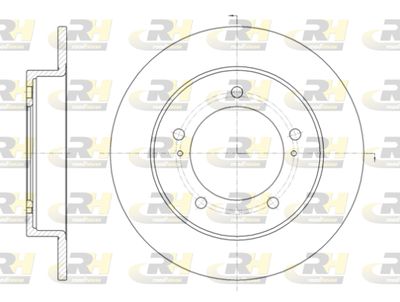 Тормозной диск ROADHOUSE 6329.00 для SUZUKI SJ413