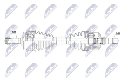 полуоска NTY NPW-CT-182