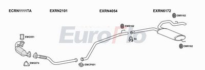 Układ wydechowy EUROFLO RNTRA20D7004A00