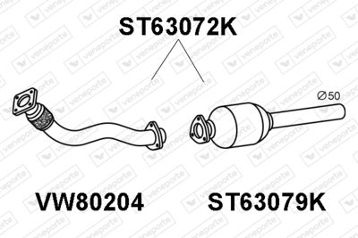 VENEPORTE ST63072K Каталізатор  для SEAT (Сеат)