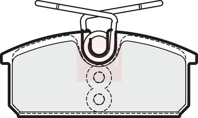 APEC Brake Pad Set, disc brake PAD1911
