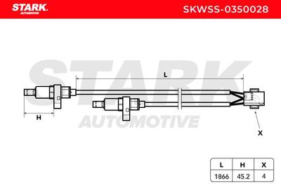 датчик, обороти на колелото STARK SKWSS-0350028