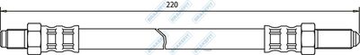 APEC Brake Hose BHO4276