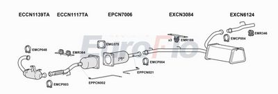 Układ wydechowy EUROFLO CNDIS20D7022A00