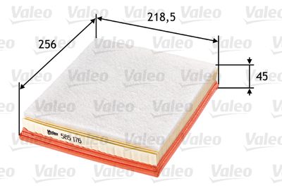 Воздушный фильтр VALEO 585176 для FORD KA