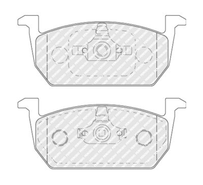 Bromsbeläggssats, skivbroms FERODO FDB5069
