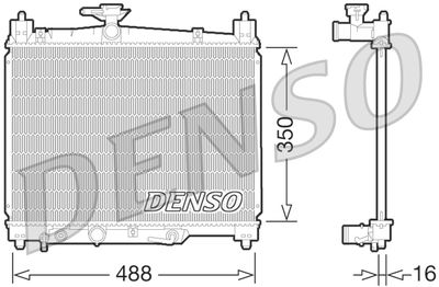 Kylare, motorkylning DENSO DRM50066