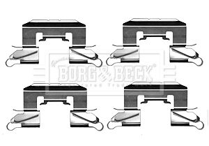 BORG & BECK BBK1212 Скобы тормозных колодок  для DAIHATSU MATERIA (Дайхатсу Материа)