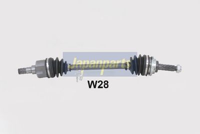 полуоска JAPANPARTS GI-W28