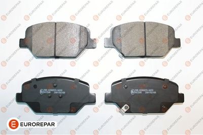 Комплект тормозных колодок, дисковый тормоз EUROREPAR 1667816780 для OPEL INSIGNIA