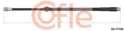 Тормозной шланг COFLE 92.BH.VK108 для VW CADDY