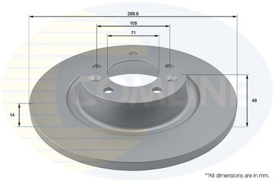 спирачен диск COMLINE ADC1581