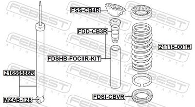 ARC SPIRAL FEBEST 21115001R 1