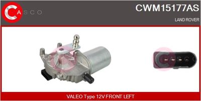 CASCO CWM15177AS Двигун склоочисника для LAND ROVER (Ленд ровер)