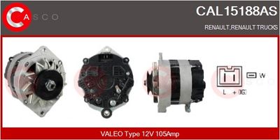 GENERATOR / ALTERNATOR CASCO CAL15188AS