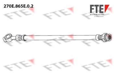 FTE 270E.865E.0.2 Тормозной шланг  для MAZDA 6 (Мазда 6)