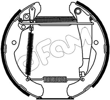 Комплект тормозных колодок CIFAM 151-504 для VW CC