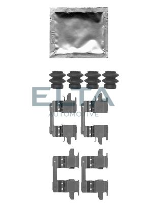 Комплектующие, колодки дискового тормоза ELTA AUTOMOTIVE EA8552 для NISSAN PULSAR
