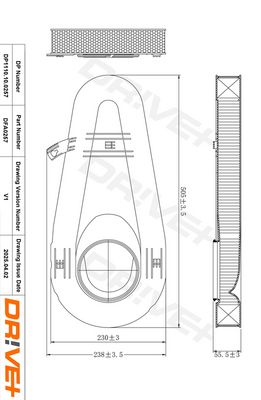 LUFTFILTER DR!VE+ DP1110100257