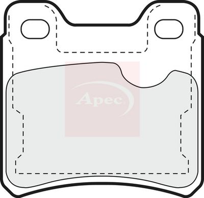 APEC Brake Pad Set, disc brake PAD597