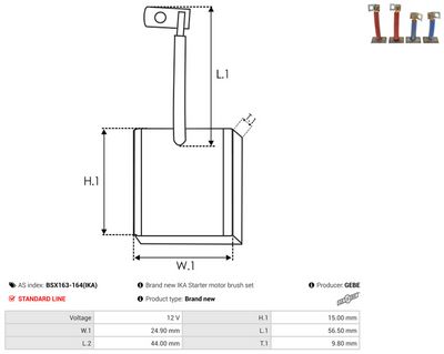 PERIE ELECTROMOTOR AS-PL BSX163164IKA 1