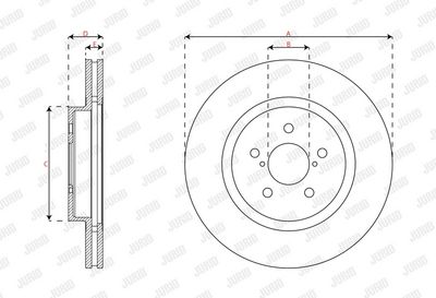 BREMSSCHEIBE JURID 563624JC 2