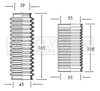 Bellow Kit, steering FIRST LINE FSG3021