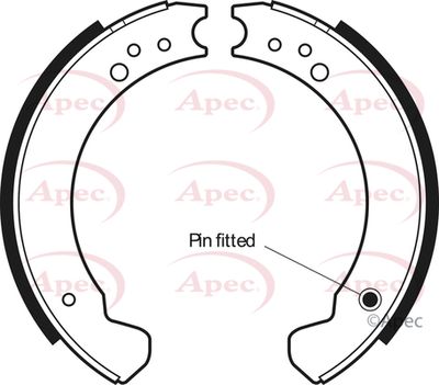 Brake Shoe Set APEC SHU267