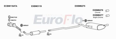 Układ wydechowy EUROFLO MIHAT151005B
