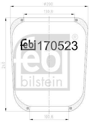FEBI BILSTEIN Federbalg, Luftfederung