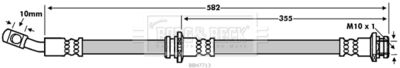 Brake Hose Borg & Beck BBH7713