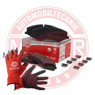 Zestaw klocków hamulcowych, hamulce tarczowe MASTER-SPORT GERMANY 13046027622N-SET-MSP