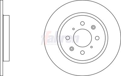 Fahren Brake Disc FBD6631