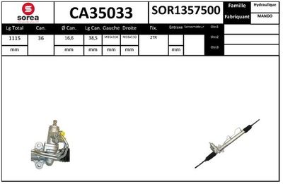 LENKGETRIEBE EAI CA35033