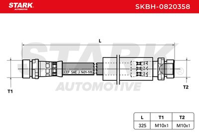 спирачен маркуч STARK SKBH-0820358
